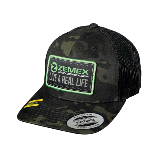 Бейсболка ZEMEX 6606MC MULTICAM BLACK 