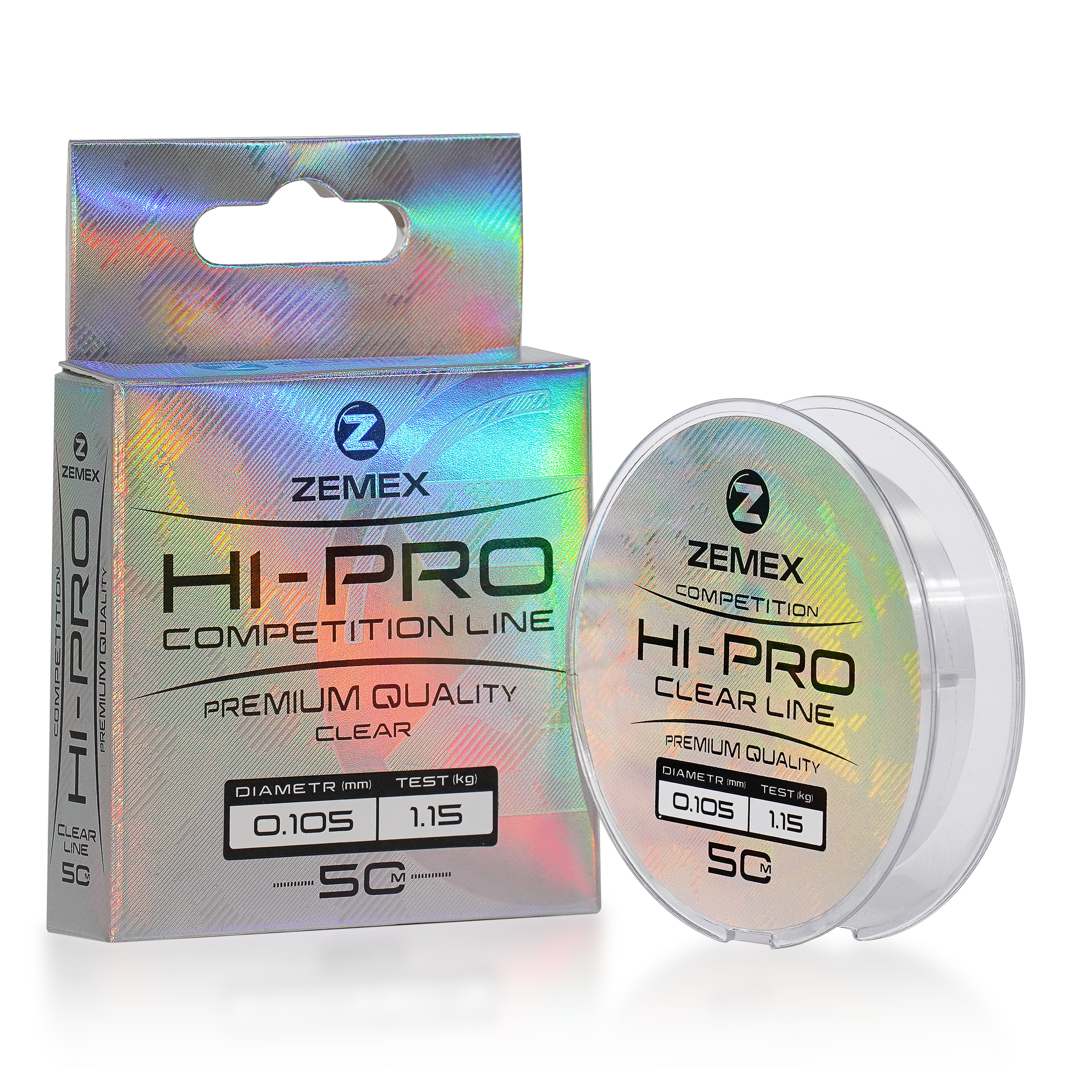 Леска ZEMEX Hi-Pro Competition Line 50m d 0.091 - 0.181mm