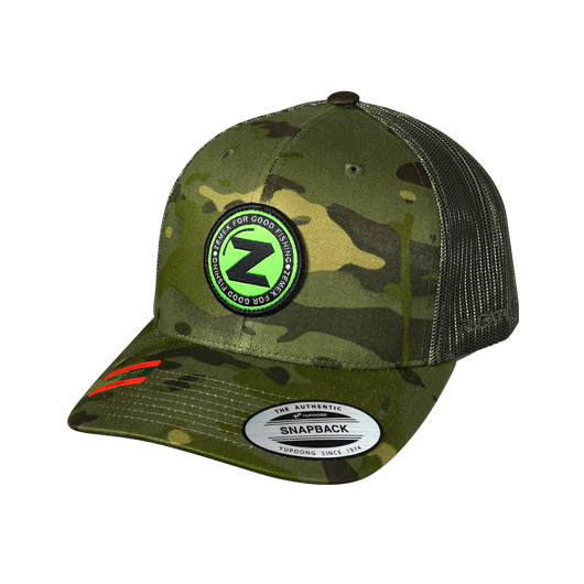 Бейсболка ZEMEX 6606MC TROPIC GREEN 