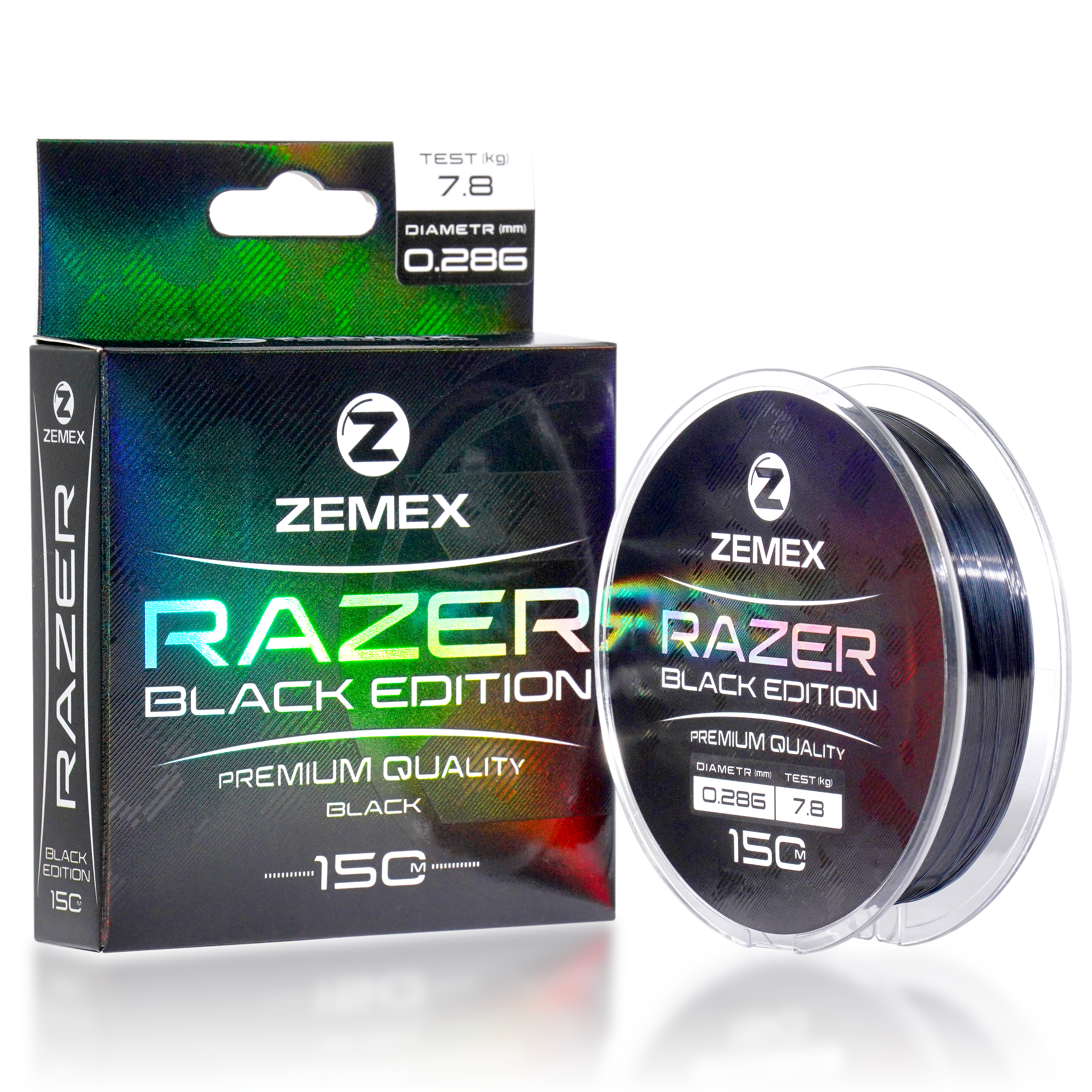 Леска ZEMEX Razer Black Edition 150m d 0.261mm
