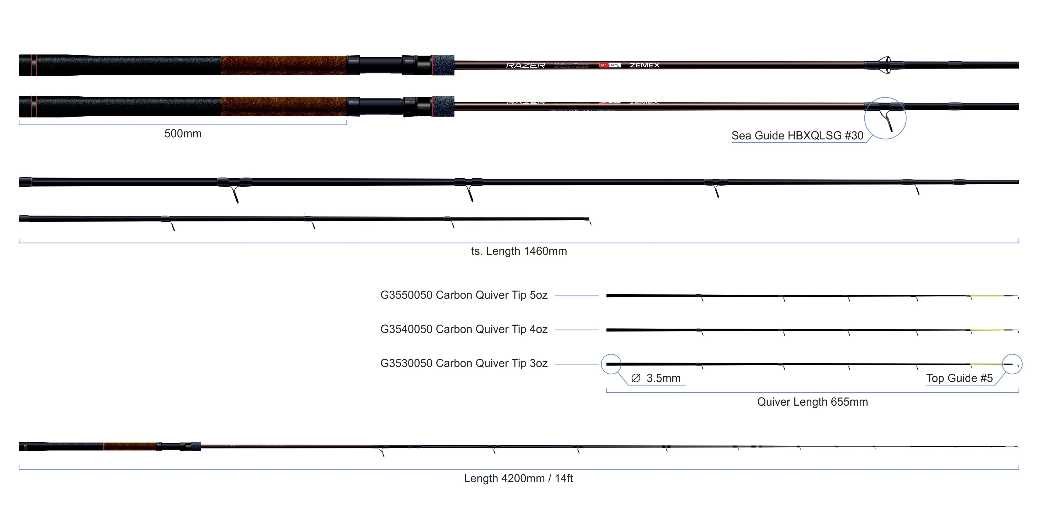 ZEMEX Aurora Trout 662UL
