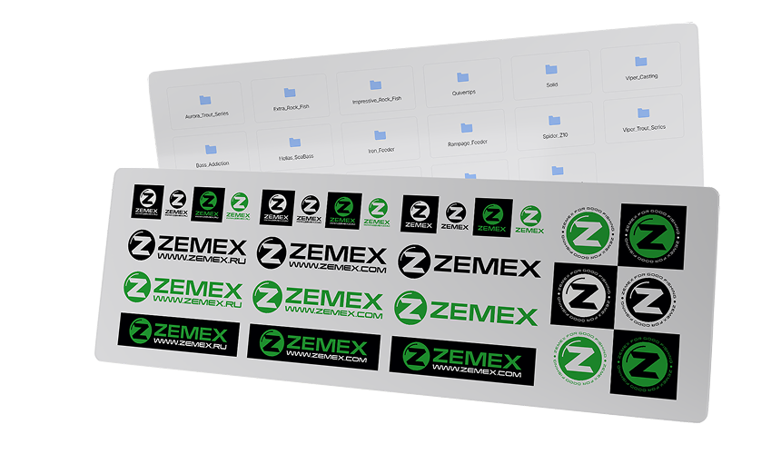 логотипы и деколи zemex